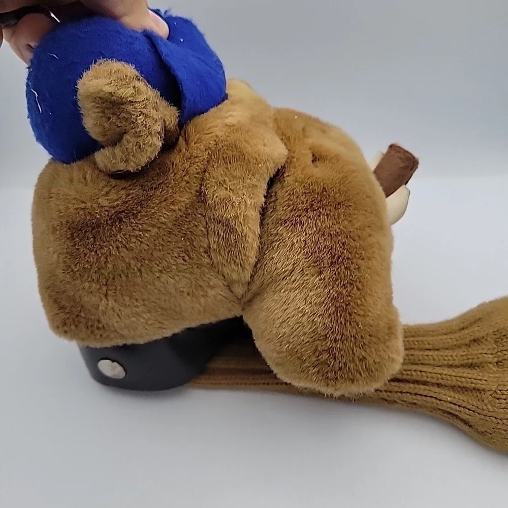 Bulldog‎ Smoking Cigar Plush Golf Club Head Cover *EUC*